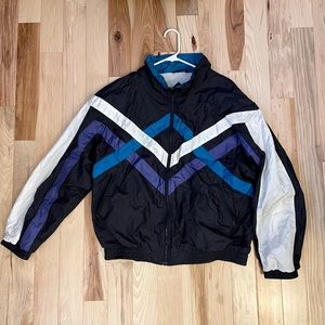 VTG 90s Mens Geometric Tracksuit / Windbreaker XL